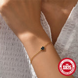 Vintage Heart Shape Bracelet 18K Real Copper Plated Jewelry
