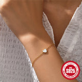 Vintage Heart Shape Bracelet 18K Real Copper Plated Jewelry