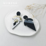 Irregular Geometry Acrylic Earrings