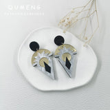 Irregular Geometry Acrylic Earrings