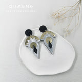 Irregular Geometry Acrylic Earrings