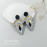 Irregular Geometry Acrylic Earrings