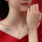 925 Silver Rabbit Ear Studs Heat Discoloration Earrings