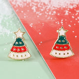 925 Sterling Silver Elk Earrings for Women Christmas Gift Anime Fine Jewelry