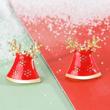 925 Sterling Silver Elk Earrings for Women Christmas Gift Anime Fine Jewelry