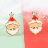 925 Sterling Silver Elk Earrings for Women Christmas Gift Anime Fine Jewelry