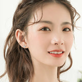925 Silver Elk Earrings Christmas Gift Anime Kpop Stranger Things Jewelry