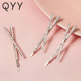 3pcs Rhinestone Hair Clips for Women Girls Bridesmaid Gift