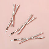 3pcs Rhinestone Hair Clips for Women Girls Bridesmaid Gift
