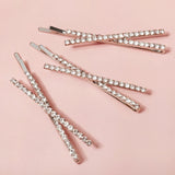 3pcs Rhinestone Hair Clips for Women Girls Bridesmaid Gift