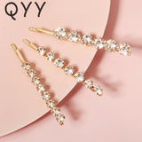 Rhinestone Hair Clips Bridal Wedding Hairpiece Women Jewelry Hairpins
