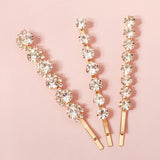 Rhinestone Hair Clips Bridal Wedding Hairpiece Women Jewelry Hairpins