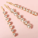 Rhinestone Hair Clips Bridal Wedding Hairpiece Women Jewelry Hairpins