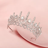 Rhinestone Silver Wedding Crown Tiara Headpiece