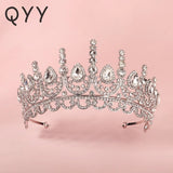 Rhinestone Silver Wedding Crown Tiara Headpiece