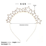 Star Rhinestone Headband Hair Accessories for Women