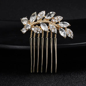 Bride Rhinestone Hair Side Combs Wedding Hair Jewelry