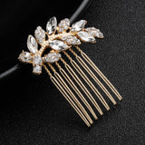 Bride Rhinestone Hair Side Combs Wedding Hair Jewelry