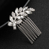 Bride Rhinestone Hair Side Combs Wedding Hair Jewelry
