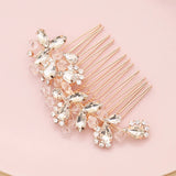 Crystal Silver Wedding Hair Ornaments Bridal Hair Comb Headpieces