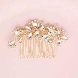 Crystal Silver Wedding Hair Ornaments Bridal Hair Comb Headpieces