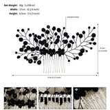 Crystal Hair Combs for Wedding Bride Headdress
