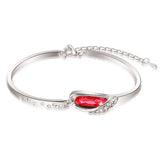 925 Silver Crystal Multicolor Zircon Bracelet