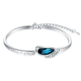 925 Silver Crystal Multicolor Zircon Bracelet