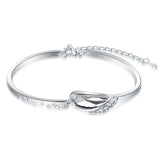 925 Silver Crystal Multicolor Zircon Bracelet