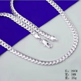 925 Silver Men's 5mm Necklace LN130