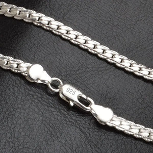 925 Silver Men's 5mm Necklace LN130