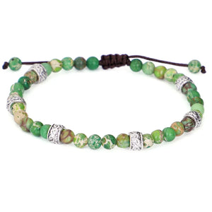 Natural Stone Brads Bracelets Malachite Lapis Lazuli Healing Chram Bracelets