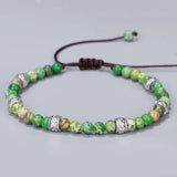 Natural Stone Brads Bracelets Malachite Lapis Lazuli Healing Chram Bracelets