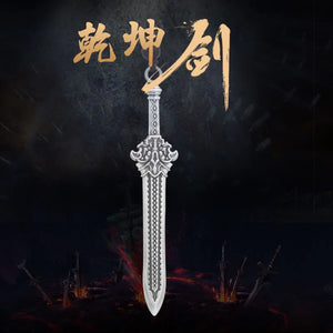 Qiankun Sword Pendant Retro Transfer Taoist Necklace