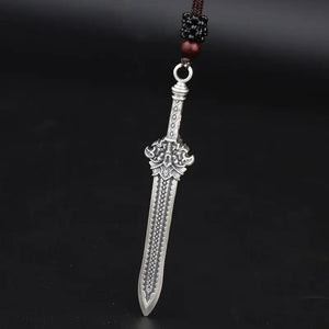 Qiankun Sword Pendant Retro Transfer Taoist Necklace