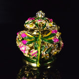Qifu Colourful Dragonfly Teapot Gift Home Decor