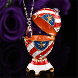Qifu Handicraft Egg Jewelry Boxes