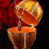 Qifu Yellow Egg Shape Bridesmaid Jewelry