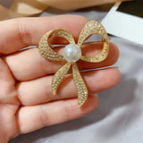 Qingdao Pearl Brooch French Coat Suit Pin Accessories