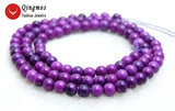 Qingmos 10mm Purple Sugilite Beads for Jewelry Making DIY 15''