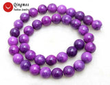 Qingmos 10mm Purple Sugilite Beads for Jewelry Making DIY 15''