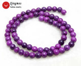 Qingmos 10mm Purple Sugilite Beads for Jewelry Making DIY 15''
