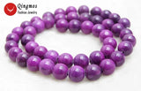 Qingmos 10mm Purple Sugilite Beads for Jewelry Making DIY 15''