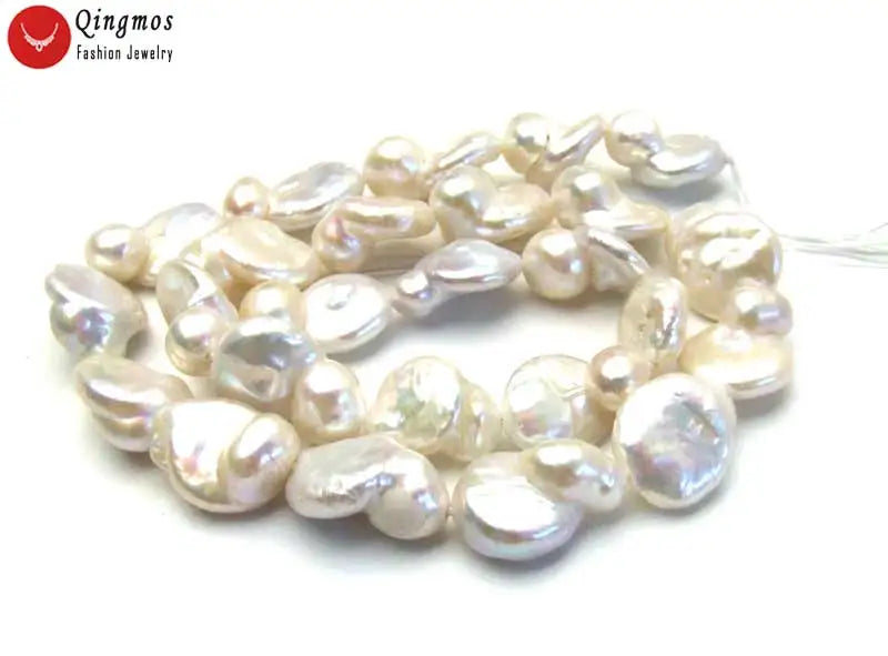 Qingmos 13*18mm Pearl Beads Jewelry Making DIY Necklace Bracelet