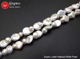 Qingmos 13*18mm Pearl Beads Jewelry Making DIY Necklace Bracelet