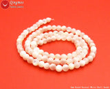 6mm Natural Sea Shell Beads Jewelry Making DIY 15''
