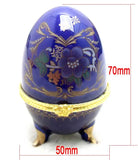 Qingmos Multicolor Ceramics Egg Purpose Box for Jewelry Displays