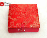 Qingmos Silk Jewelry Display Box for Jewelry Organization