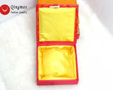 Qingmos Silk Jewelry Display Box for Jewelry Organization