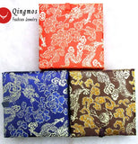 Qingmos Silk Jewelry Display Box for Jewelry Organization
